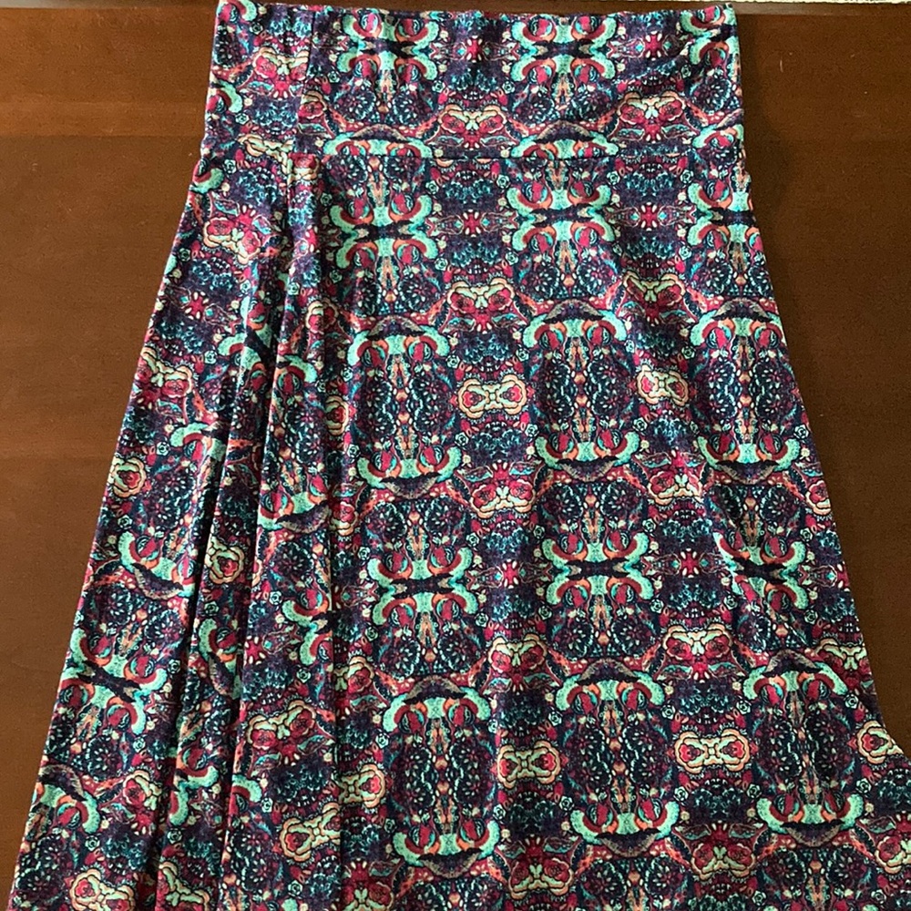 LuLaRoe azure skirt size Large L floral